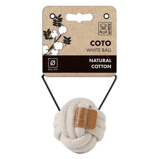 M-Pets (М-Петс) Coto White Ball - Игрушка Вайт Болл для собак; 6.5 см (Белый)