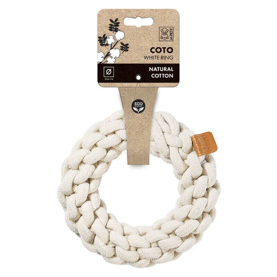 M-Pets (М-Петс) Coto White Ring - Игрушка Вайт Ринг для собак; 18 см (Белый): цены и характеристики