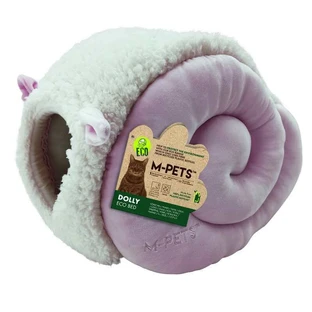 M-Pets (М-Петс) Dolly Eco Bed – Еко-будиночок для котів та собак малих порід; 47х35х30 см (Рожевий)
