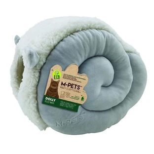 M-Pets (М-Петс) Dolly Eco Bed – Эко-домик для котов и собак малых пород; 47х35х30 см (Серый)