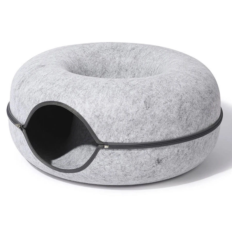M-Pets (М-Петс) Donut Tunnel - Лежак Пончик для котів та маленьких собак; 51х51х20 см: ціни та характеристики