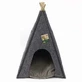 M-Pets (М-Петс) ECO Tipi - Еко-намет Тіпі для котів; 50x50x60 см (Сірий)