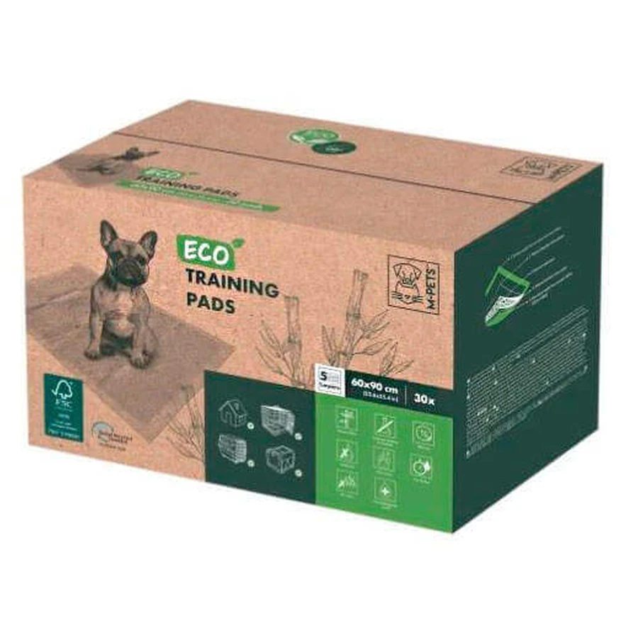 M-Pets (М-Петс) ECO Training Pads - Экологические приучающие пеленки для собак; 60х90 см / 30 шт.: цены и характеристики