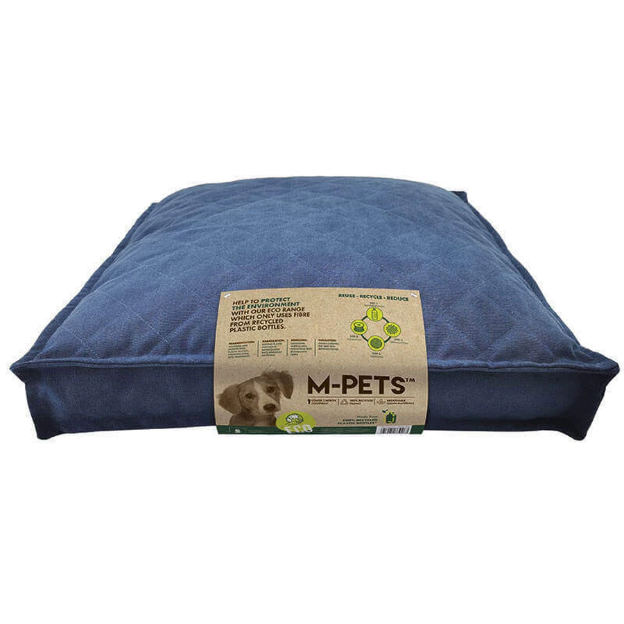 M-Pets (М-Петс) Earth Eco Cushion - Эко-подушка со съёмным чехлом и ручкой для собак и котов; 68х68х8 см: цены и характеристики