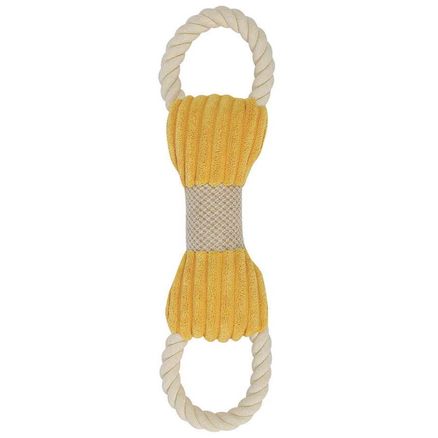 M-Pets (М-Петс) Eco Dog Toy Tugi - Игрушка Туги для собак; 33x9,5x3 см (Желтый): цены и характеристики