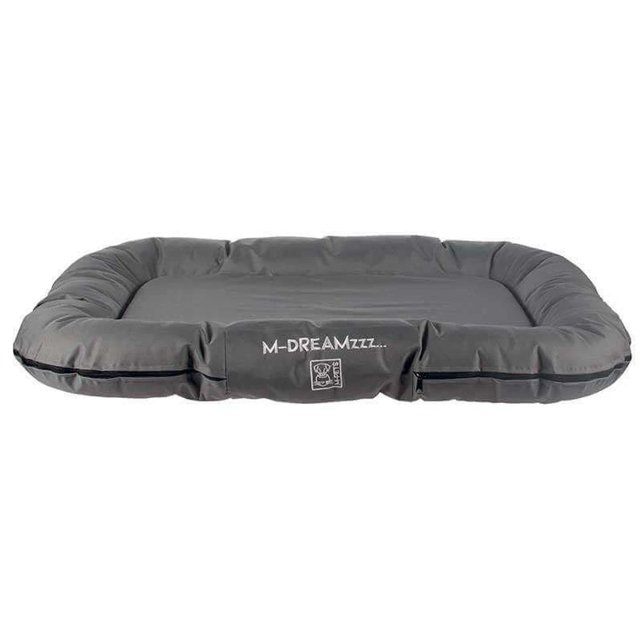 M-Pets (М-Петс) Falster Cushion – Устойчивый к царапинам матрас для различных пород собак и котов; 100х75х12 см (Серый): цены и характеристики