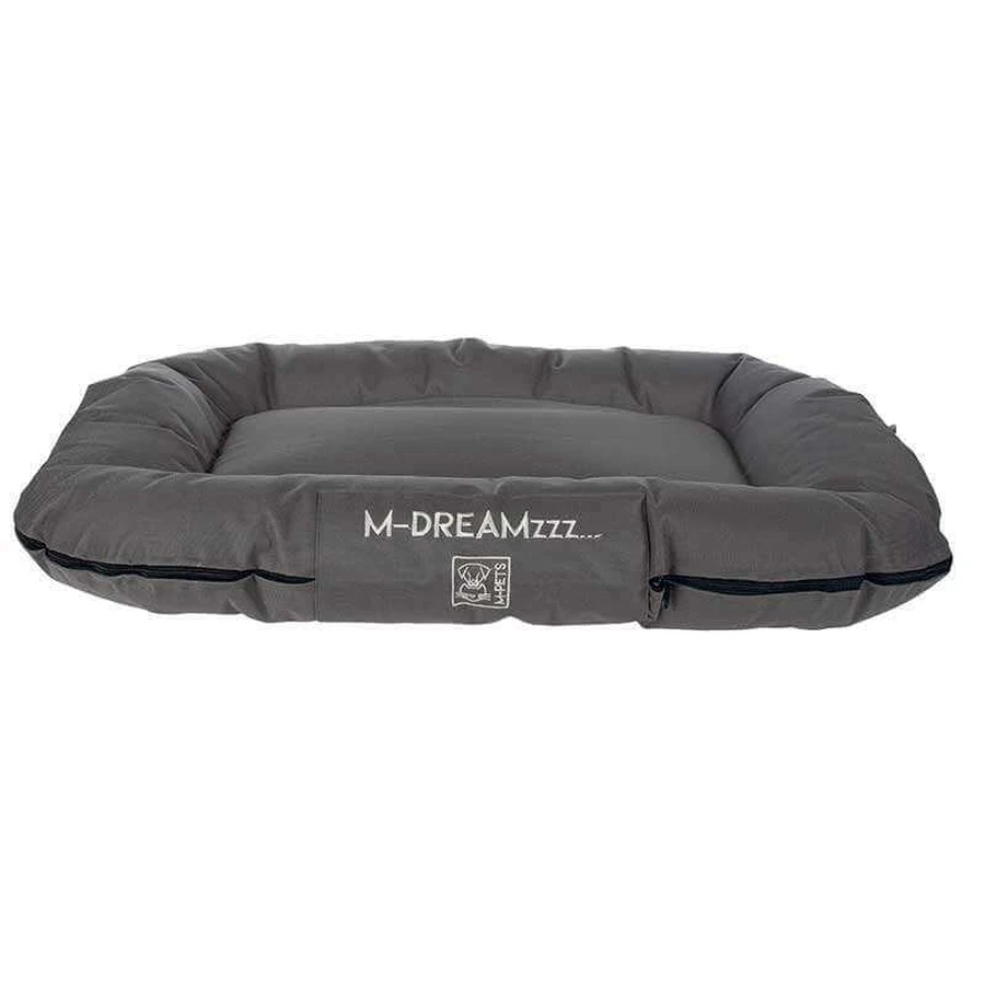 M-Pets (М-Петс) Falster Cushion – Устойчивый к царапинам матрас для различных пород собак и котов; 80х60х12 см (Серый): цены и характеристики