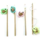 M-Pets (М-Петс) Fish Cat Wand - Игрушка-дразнилка рыбка, светящаяся в темноте для котов; 35 см (Цвета в ассортименте)