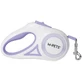 M-Pets (М-Петс) Flash Retractable Dog Leash - Поводок-рулетка с подстветкой для собак; 3 м (Фиолетовый)
