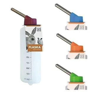 M-Pets (М-Петс) Flaska small animals - Напувалка крапельна для гризунів; 250 мл (Кольори в асортименті)