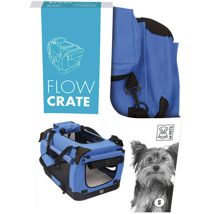 M-Pets (М-Петс) Flow Crate - Складная сумка-переноска для собак и котов; 51х33х33 см: цены и характеристики