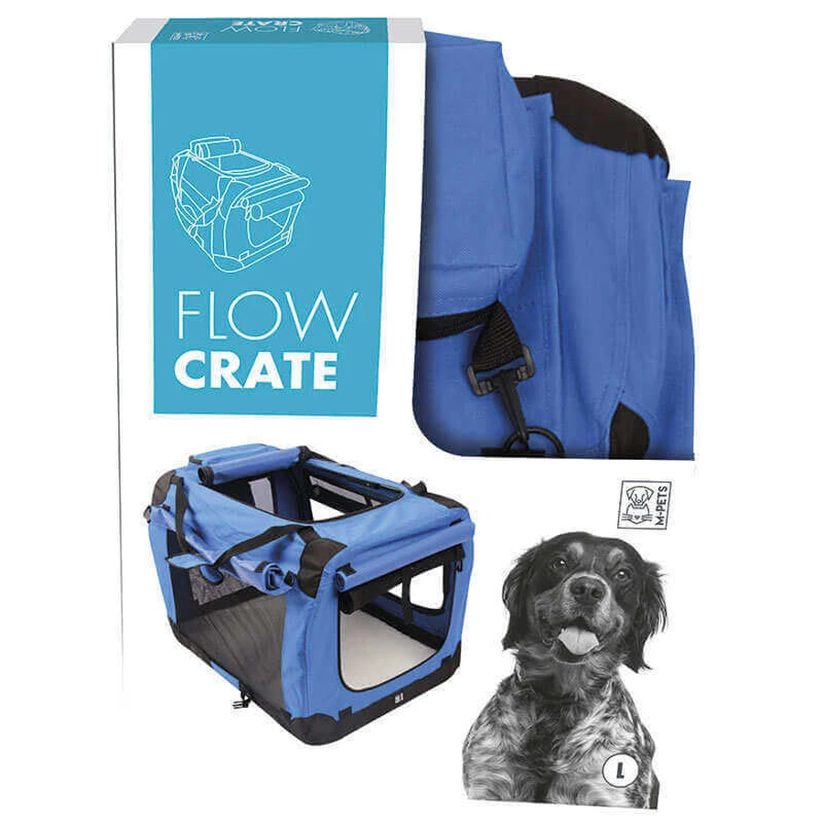M-Pets (М-Петс) Flow Crate - Складная сумка-переноска для собак и котов; 71х51х51 см: цены и характеристики