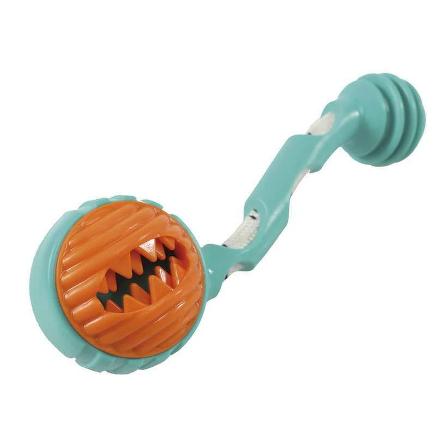 M-Pets (М-Петс) Flyer Outdoor Dog Toy Dumbbell – Іграшка Гантель-флаер с диспенсером для ласощів, для собак; 23,5x7,9x5 см: ціни та характеристики