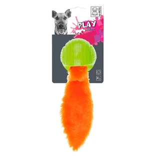 M-Pets (М-Петс) Foxball - Іграшка Фоксбол для собак; 24.7х7.7х7.7 см (Помаранчево-зелений)