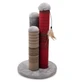 M-Pets (М-Петс) Fuego Cat Scratcher – Когтеточка с тремя столбиками и дразнилкой для котов; 30х30х47 см