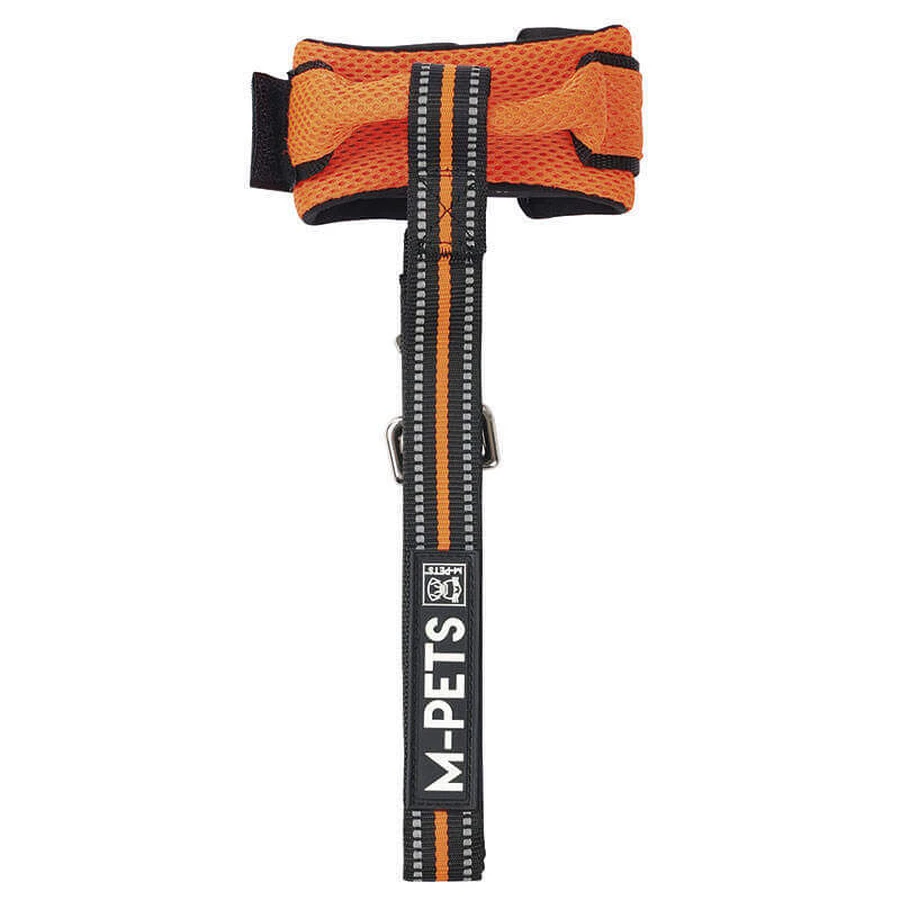 M-Pets (М-Петс) Hiking Wrist Band Leash - Повідець на зап'ясток для походів з собакою; 1,7 м (Помаранчевий / Чорний): ціни та характеристики