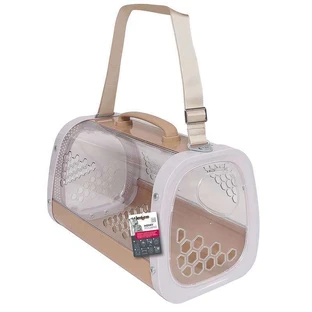 M-Pets (М-Петс) Honey Pet Carrier – Переноска для котів та собак дрібних порід; 59,1х38,1х35,4 см (Бежевий)