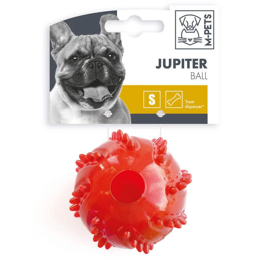 M-Pets (М-Петс) Jupiter Balls - Іграшка м'ячик Юпітер з диспенсером для ласощів, для собак; 6,5 см (Кольори в асортименті): ціни та характеристики