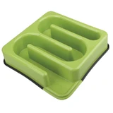 M-Pets (М-Петс) Labyrinth Slow Feed Bowl – Миска Лабиринт для медленного кормления собак; 25х25х5,5 см (Светло-зеленый)