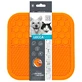 M-Pets (М-Петс) Lecca Mat - Лекка-мат, що не ковзає для повільного годування собак та котів; M (21x21x1 см) (Помаранчевий)