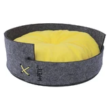 M-Pets (М-Петс) Maui Felt Basket- Лежак Корзинка фетровая для котов и маленьких собак; 35х35х12 см