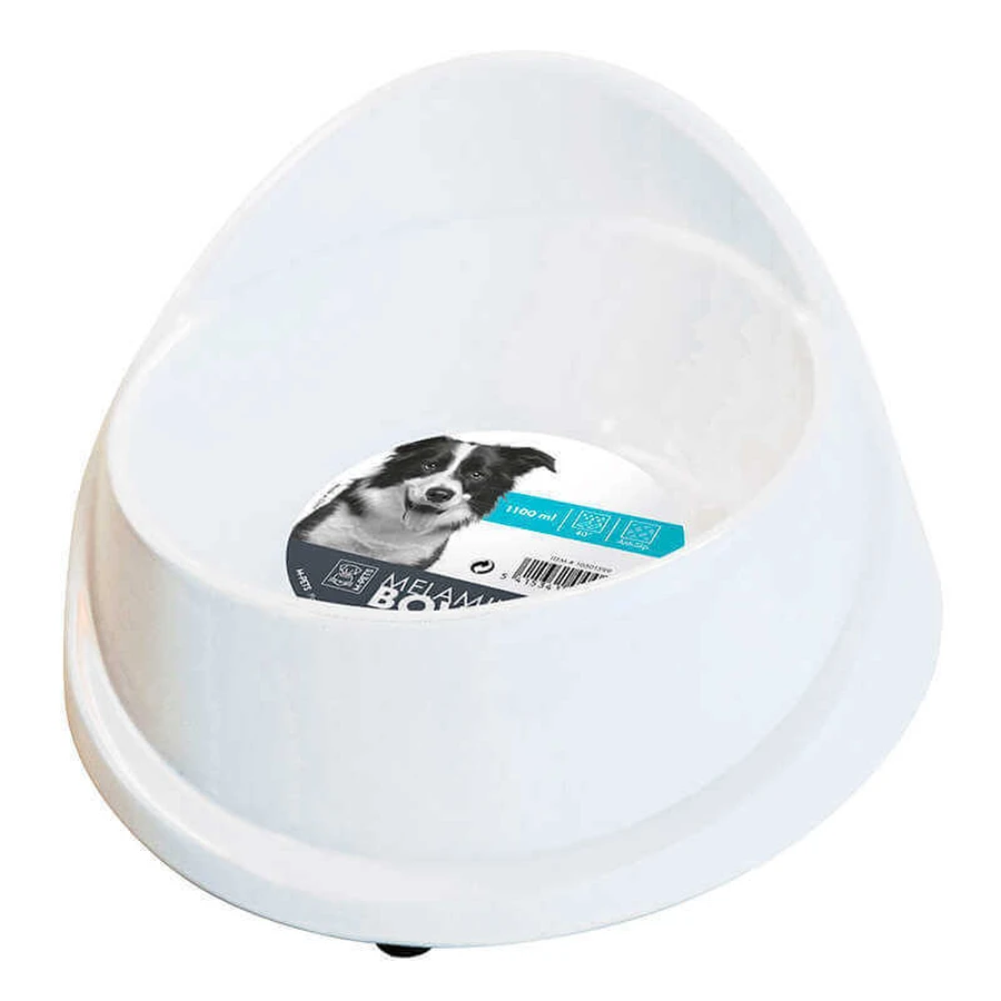 M-Pets (М-Петс) Melamine Bowl - Меламиновая миска для собак и котов; 1100 мл (Цвета в ассортименте): цены и характеристики