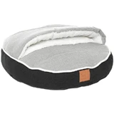 M-Pets (М-Петс) Moon Cushion – Круглий лежак з кишенею для котів та собак малих порід; 50х50х8 см