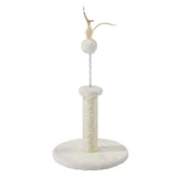 M-Pets (М-Петс) My First Cat Tree Feather - Ігровий комплекс з пір'ям для кошенят; 24х24х36 см (Білий)