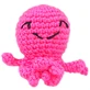 M-Pets (М-Петс) Octopus Organic Cotton - Органическая игрушка Осьминог с кошачьей мятой для котов; 7,5х7,5х5,5 см (Розовый)