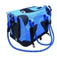 M-Pets (М-Петс) Remix Travel Carrier 2in1 Blue - Складна сумка-переноска з повідцем у комплекті для собак малих порід та котів вагою до 4,5 кг; 41х28х28 см