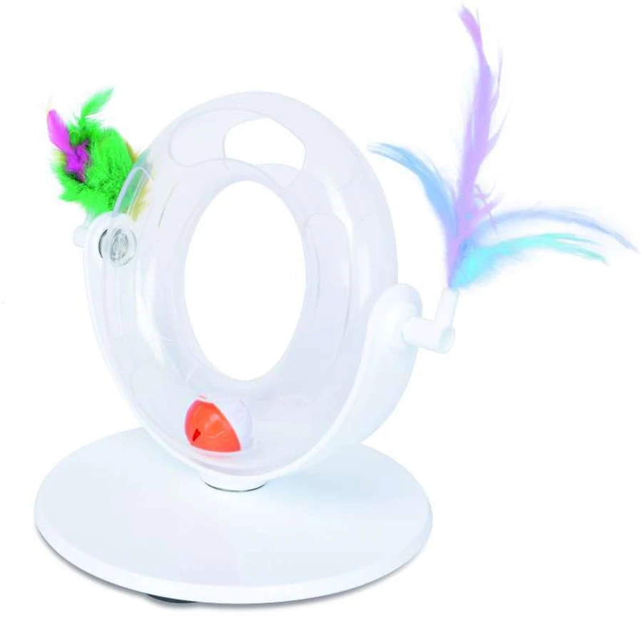 M-Pets (М-Петс) Rollercoaster Cat Toy - Интерактивная вращающаяся игрушка для котов; 21х16х26 см: цены и характеристики