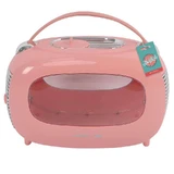 M-Pets (М-Петс) Sixties Classic Pet Carrier – Переноска Классические 60-е для котов, собак мелких пород и грызунов; 48,3x27,8x29,9 см (Розовый)