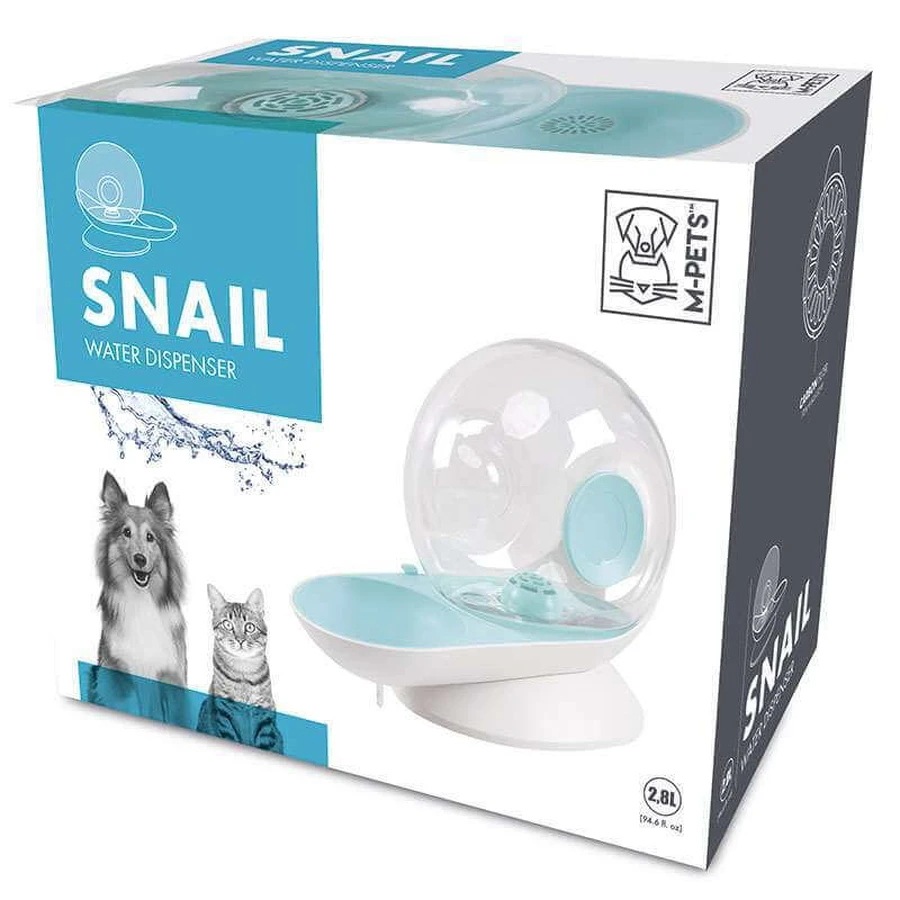 M-Pets Snail Water Dispenser Диспенсер Снэйл для воды котам и собакам, 2,8 л: цены и характеристики