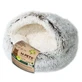 M-Pets (М-Петс) Snugo Eco Bed - Еко-лежак з карманом Снуго для котів та собак дрібних порід; 50х50х30 см (Сірий)