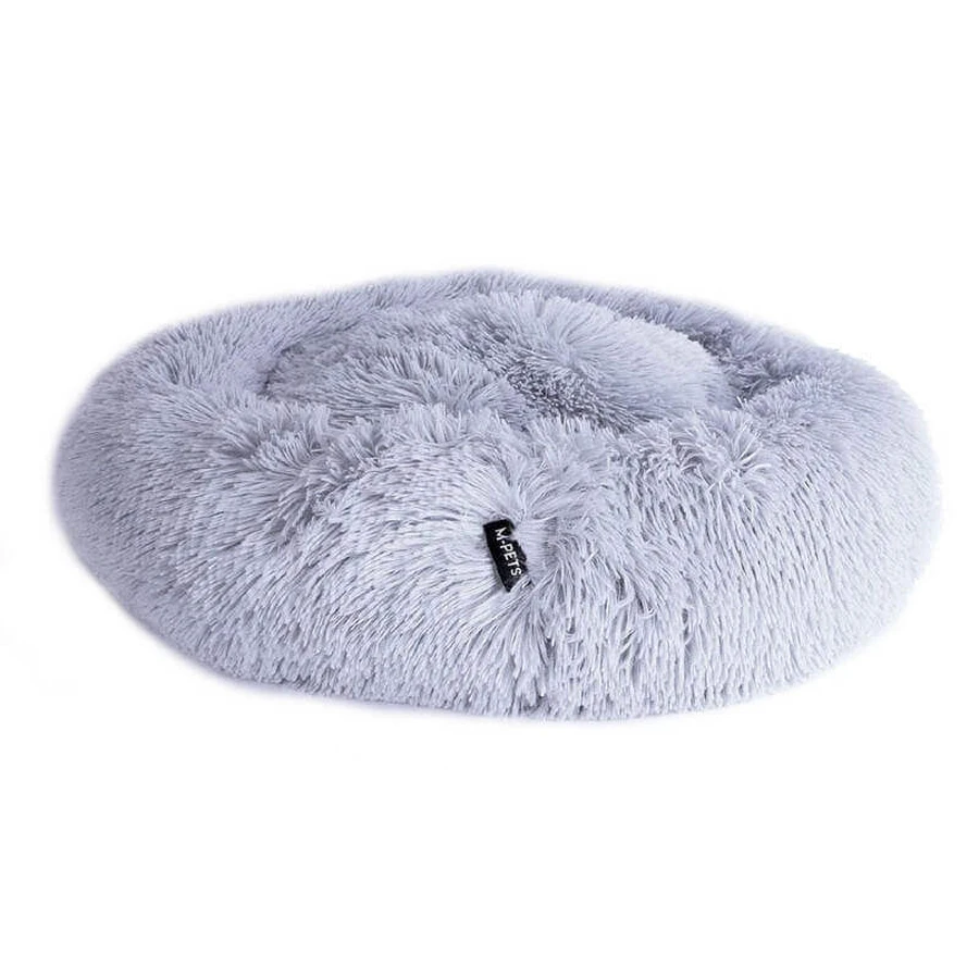 M-Pets (М-Петс) Tahiti Soft Cushions – Лежак для собак мелких пород и котов; Ø70 см (Светло-серый): цены и характеристики