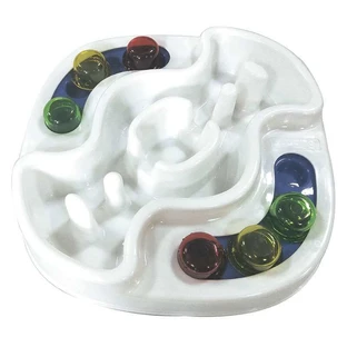 M-Pets (М-Петс) Tasty Nolena Interactive Bowl – Миска Нолена интерактивная для медленного кормления собак и кошек; 31x31x6 см