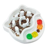 M-Pets (М-Петс) Tasty Viola Interactive Bowl - Интерактивная миска Виола для медленного кормления котов и собак; 31х30.5х6 см