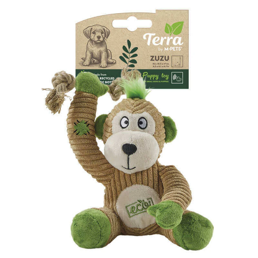 M-Pets (М-Петс) Terra Eco Puppy Toy Zuzu - Еко-іграшка Зузу для цуценят; 18х11х15 см: ціни та характеристики