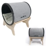 M-Pets (М-Петс) Tunnel Elevated Cat Bed – Лежак-туннель на подставке для котов; 47х39х40 см