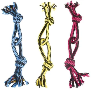 M-Pets (М-Петс) Twist Eight Toy – Игрушка-верёвка (хлопок) Твист 8 для собак; 49 см (Цвета в ассортименте)
