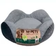 M-Pets (М-Петс) Ulva Eco Dog Bed – Еко-лежак Алва для собак та котів; 52х43х20 см (Сірий)