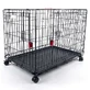 M-Pets (Π-ΠΠ΅ΡΡ) Voyager Crate 2 doors with Wheels β ΠΡΠΎΠ²ΠΎΠ»ΠΎΡΠ½Π°Ρ ΠΊΠ»Π΅ΡΠΊΠ° Π½Π° ΠΊΠΎΠ»ΡΡΠ°Ρ
Ρ 2 Π΄Π²Π΅ΡΡΠΌΠΈ ΠΈ Π·Π°ΠΌΠΊΠΎΠΌ Securo lock Π΄Π»Ρ ΡΠΎΠ±Π°ΠΊ; S (61Ρ
46Ρ
48 ΡΠΌ) (Π§Π΅ΡΠ½ΡΠΉ)