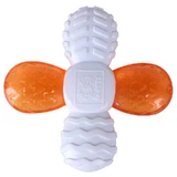 M-Pets (М-Петс) Yummy Toy With Bacon Flavor Cross – Жувальна іграшка Крос з ароматом бекону для собак; 12,8x12,8x2,6 см