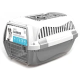 M-Pets Eco Giro Carrier - Пластикова переноска для котів і маленьких собак; 57,2x36,5x32,76 см (Білий)