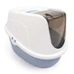 M-Pets Eco Tima Cat Litter Box - Закрытый туалет с фильтром для кошек; L / 60,2x45,1x42,4 см (Голубой / Белый)