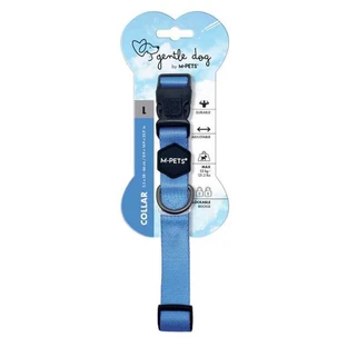 M-Pets Gentle Dog Collar Blue - Ошейник для маленьких, средних и крупных пород собак (синий); L/2,5x38-66 см