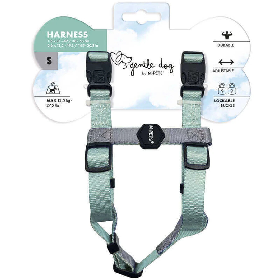 M-Pets Gentle Dog Harness - Шлея для мелких, маленьких и средних пород собак; S/1,5x31-49/38-53 см (Зеленый): цены и характеристики
