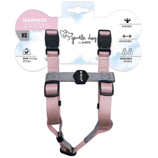 M-Pets Gentle Dog Harness - Шлея для дрібних, малих і середніх порід собак; XS/1,5x25-36/31-44 см (Рожевий)