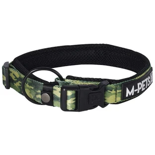 M-Pets Hiking Soft Camouflage Dog Collar - Нашийник з принтом камуфляж для маленьких, середніх і великих порід собак; M/40-50 см