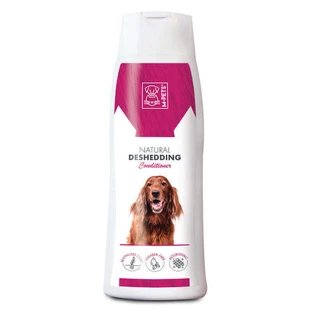 M-Pets Natural Deshedding Conditioner - Кондиционер с натуральными экстрактами от выпадения шерсти у собак; 250 мл